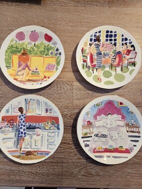 Kate Spade New York / Lenox porcelain appetizer / Dessert plates Limited Edition